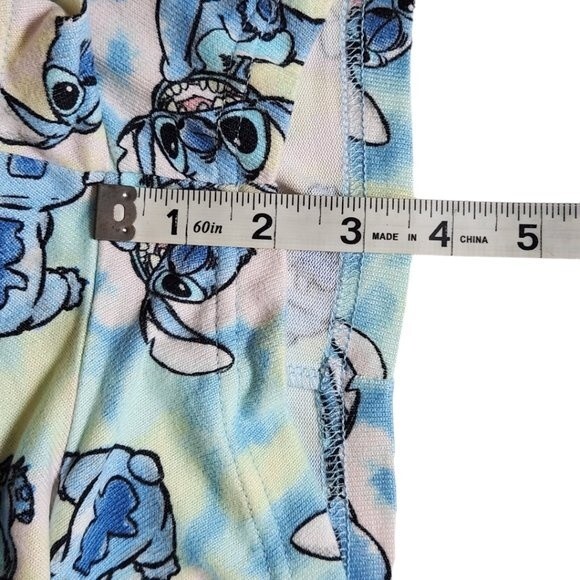 Disney Stitch print multicolor pajama sleep shorts sz M - Picture 8 of 9